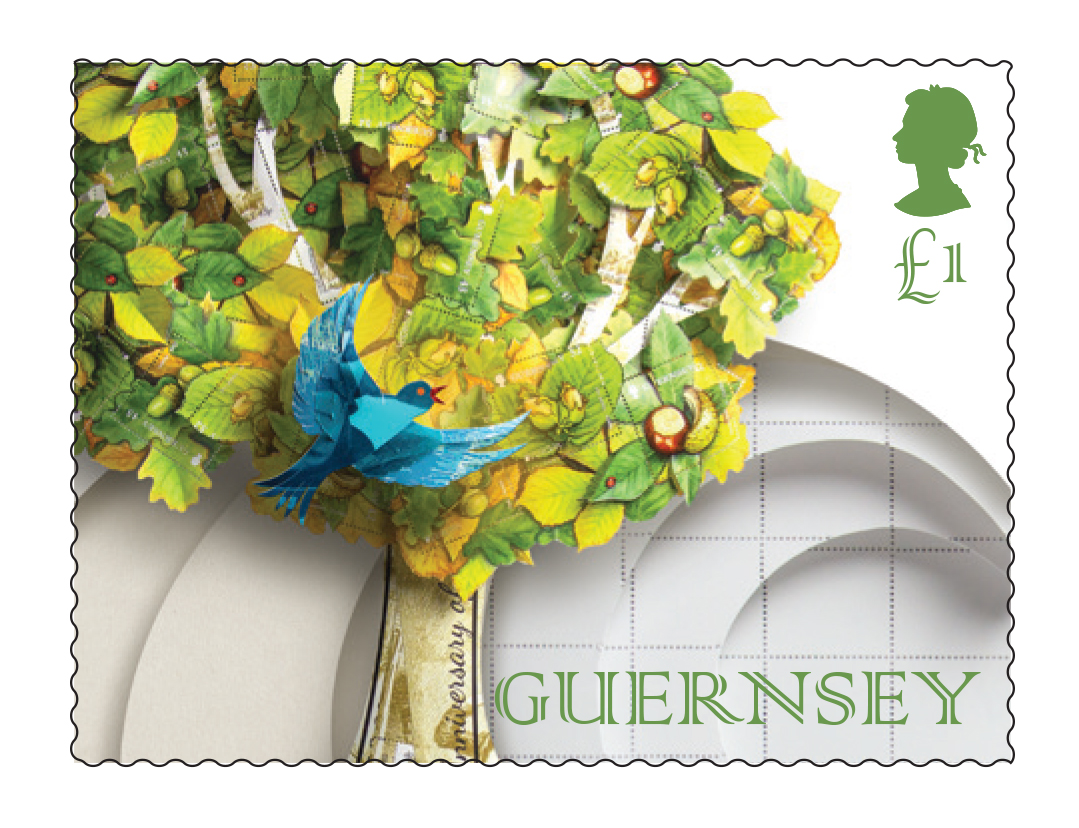 Heart of the Forest part 1 single stamp